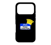 Custodia per iPhone 17 Pro costume di Halloween facile My Name Is PRINCE CHARMING Corona