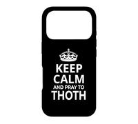 Custodia per iPhone 17 Pro Costume Thoth/Dio egiziano 'Keep Calm And Pray To Thoth!'