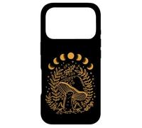 Custodia per iPhone 17 Pro Cottagecore Dark Academia Estetica Fungo Luna Strega