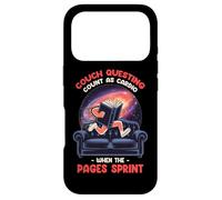 Custodia per iPhone 17 Pro COUCH QUESTING COUNT AS CARDIO WHEN THE PAGES SPRINT