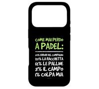 Custodia per iPhone 17 Pro Cover Padel Divertente - Regalo per chi gioca a padel