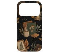 Custodia per iPhone 17 Pro Cozy Moonlit Tea & Books Candela Magic Celestial Pattern