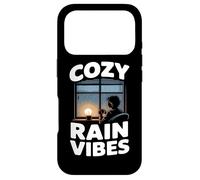 Custodia per iPhone 17 Pro Cozy Rain Vibes Amante Pioggia Accogliente