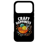 Custodia per iPhone 17 Pro Craft Happiness - Divertente amante del lavoro a maglia e all'uncinetto