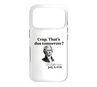 Custodia per iPhone 17 Pro CRAP. QUESTO DOMANI? Jefferson 3 luglio 1776 Meme divertente