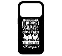 Custodia per iPhone 17 Pro Crazy Chicken Lady Ma Eccomi qui