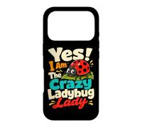 Custodia per iPhone 17 Pro Crazy Ladybug Lady Gardener Insetto Umorismo