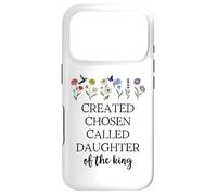 Custodia per iPhone 17 Pro Created Chosen Called Daughter of King Jesus God Christian