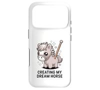Custodia per iPhone 17 Pro Creating My Dream Horse Kawaii - Pony pastello