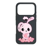 Custodia per iPhone 17 Pro Creepy Carino Pastello Goth Bunny Menhera Estetica Kawaii