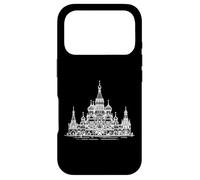 Custodia per iPhone 17 Pro Cremlino Arte Lineare Monumento Mosca