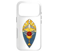 Custodia per iPhone 17 Pro Croce Rosacrociana Sigillo della Rosa del Graal