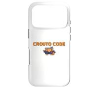 Custodia per iPhone 17 Pro CROUTO CODE AI Strumento Illustrazione AI Agente Esecutivo Binario Stile Hacker Dot Painting G PT