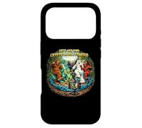Custodia per iPhone 17 Pro Cryptid Party ha iniziato divertente Bigfoot Nessie Mothman Yeti