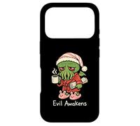 Custodia per iPhone 17 Pro Cthulhu Morning Coffee Evil Awakens Divertente Carino Cosmic Horror
