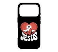 Custodia per iPhone 17 Pro Cuore di Gesù che ispira l'amore cristiano
