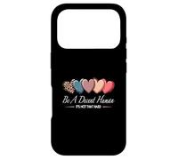 Custodia per iPhone 17 Pro Cuore Retro Vintage Be A Decent Human It's Not That Hard
