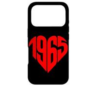 Custodia per iPhone 17 Pro Cuore Vintage 1965 a Forma di Cuore Amore per il Tuo