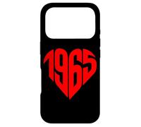 Custodia per iPhone 17 Pro Cuore vintage 1965 a forma di cuore amore per il tuo