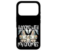 Custodia per iPhone 17 Pro Cute Bunny Gnome Easter Fun Graphic Hanging With My Gnomies