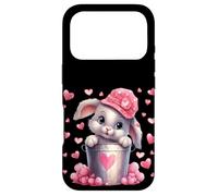 Custodia per iPhone 17 Pro Cute Bunny In Valentines Basket Hearts For Rabbit Mom
