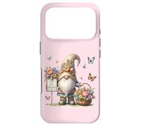 Custodia per iPhone 17 Pro Cute Butterfly Decor And Floral Easter Gnome Hop Into Spring