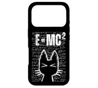 Custodia per iPhone 17 Pro Cute Cat E=MC2 Divertente Scienza Matematica Fisica Equazioni Studente