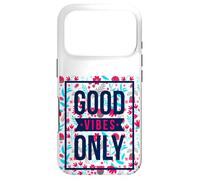 Custodia per iPhone 17 Pro Cute Floral Good Vibes Only Motivational Good Vibes Quotes