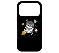 Custodia per iPhone 17 Pro Cute Funny Kawaii Cartoon Kids Astronaut Space Raccoon Lover