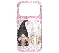Custodia per iPhone 17 Pro Cute Heart Pattern For Wedding Mr. Groom Mrs. Bride Gnome
