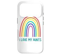 Custodia per iPhone 17 Pro Cute I Love My Aunts Rainbow Family Lesbian Aunt Couple
