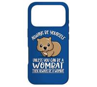 Custodia per iPhone 17 Pro Cute Kawaii Animal Outback Always Be Yourself Wombat Lover