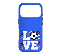 Custodia per iPhone 17 Pro Cute Soccer Player Love Beautiful Game Ragazze Donne Sport