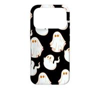 Custodia per iPhone 17 Pro Cute Spooky Ghost Pastel Goth Retro Groovy Halloween Black