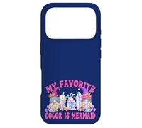 Custodia per iPhone 17 Pro Cute Summer Latte Gnome Graphic My Favorite Color Is Mermaid