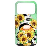 Custodia per iPhone 17 Pro Cute Sunflower Gnome For Flower Girls Summer And Spring