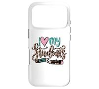 Custodia per iPhone 17 Pro Cute Teacher Leopard Decor For Women I Love My Students