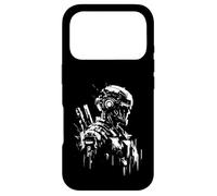 Custodia per iPhone 17 Pro Cyborg Soldier - Vintage Graphic Robot Amante