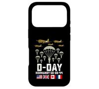 Custodia per iPhone 17 Pro D-Day 82° Anniversario 1944 Paracadutisti Veterano Omaggio Uomini