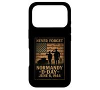 Custodia per iPhone 17 Pro D-Day 82° Anniversario Normandia 1944 Militare Tributo Uomini