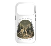 Custodia per iPhone 17 Pro Da qualche parte nel design della foresta lunare del falò
