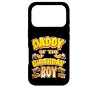 Custodia per iPhone 17 Pro Daddy Of The Birthday Boy Construction Worker Festa di compleanno