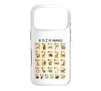 Custodia per iPhone 17 Pro Dalla A alla Z per imparare l'alfabeto degli animali per bambini e amanti degli animali