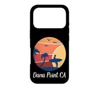 Custodia per iPhone 17 Pro Dana Point California Surfing Surfer Vintage Tramonto Retro CA