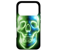 Custodia per iPhone 17 Pro Dark Inferno Teschio Verde
