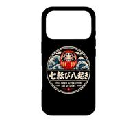 Custodia per iPhone 17 Pro Daruma Doll Cadere Sette Volte Alzarsi Otto Giapponese Fan