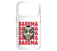 Custodia per iPhone 17 Pro Daruma Maschera Rossa Testo Art Ripeti Espressione Grass