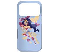 Custodia per iPhone 17 Pro DC Super Hero Girls Wonder Woman and Logos