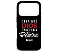 Custodia per iPhone 17 Pro Deja Que Dios Escriba Tu Historia Versículos de la Biblia