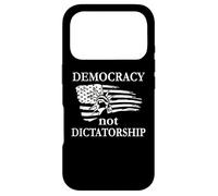 Custodia per iPhone 17 Pro Democracy Not Dictatorship Flag No Dictators Fight Democracy